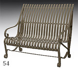 garden bench karolina RAL 6014